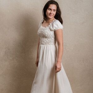 Neuflora Missoula Cream Maxi Dress